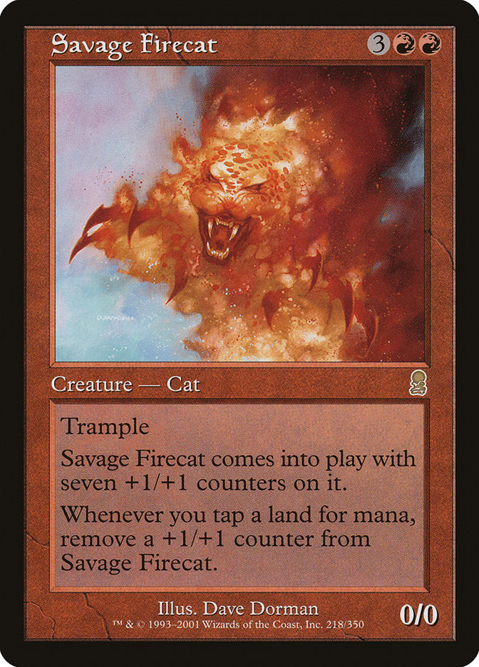 Savage Firecat [Odyssey] | Boutique FDB TCG