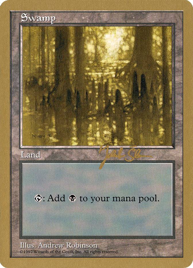 Swamp (js438) (Jakub Slemr) [World Championship Decks 1997] | Boutique FDB TCG