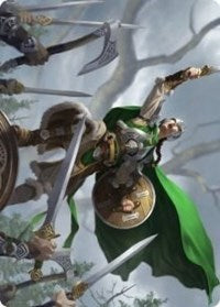 Maja, Bretagard Protector Art Card [Kaldheim Art Series] | Boutique FDB TCG