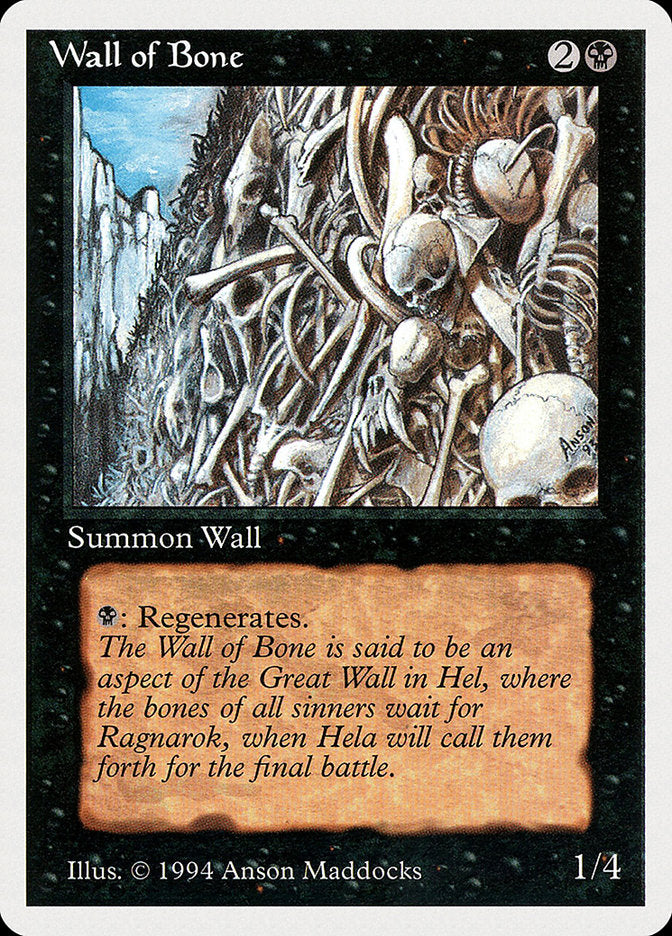 Wall of Bone [Summer Magic / Edgar] | Boutique FDB TCG