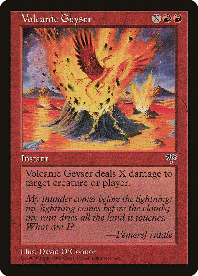 Volcanic Geyser [Mirage] | Boutique FDB TCG