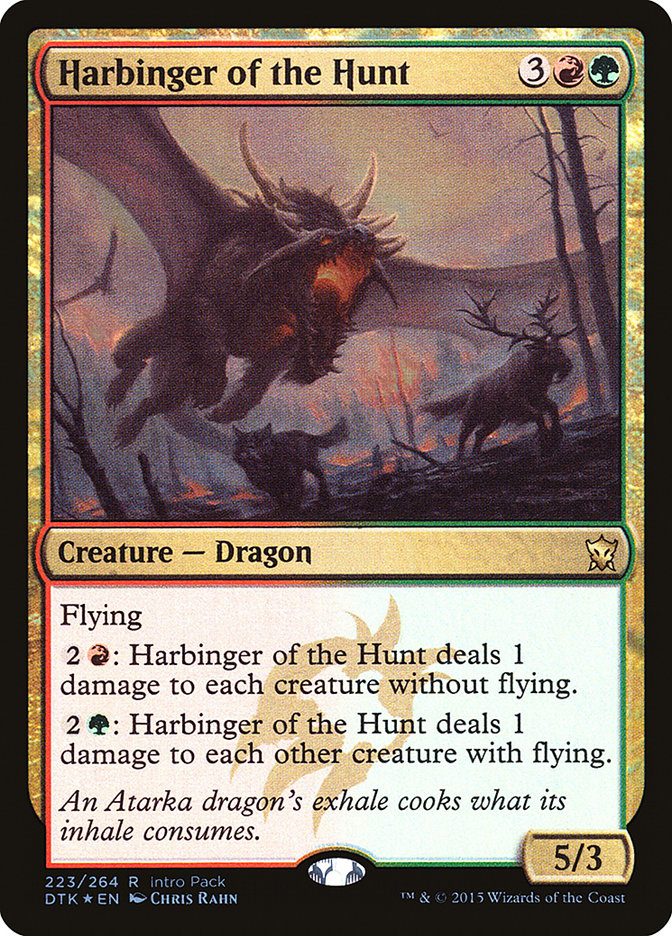 Harbinger of the Hunt (Intro Pack) [Dragons of Tarkir Promos] | Boutique FDB TCG