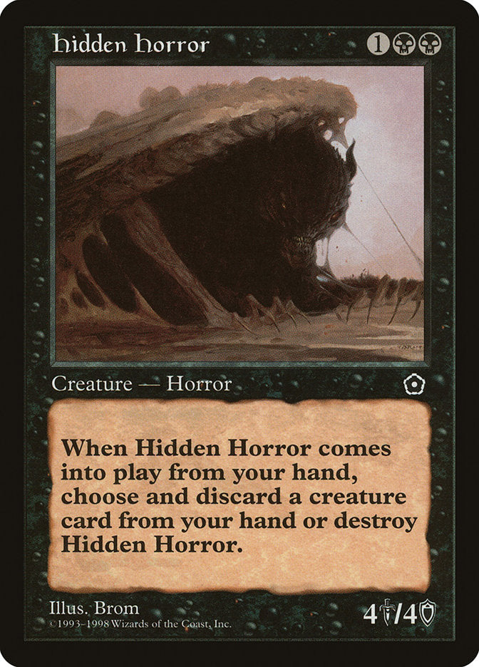 Hidden Horror [Portal Second Age] | Boutique FDB TCG