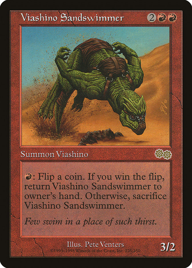 Viashino Sandswimmer [Urza's Saga] | Boutique FDB TCG