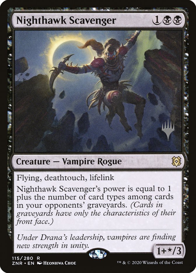 Nighthawk Scavenger (Promo Pack) [Zendikar Rising Promos] | Boutique FDB TCG