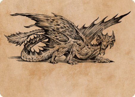 Ancient Brass Dragon Art Card (49) [Commander Legends: Battle for Baldur's Gate Art Series] | Boutique FDB TCG