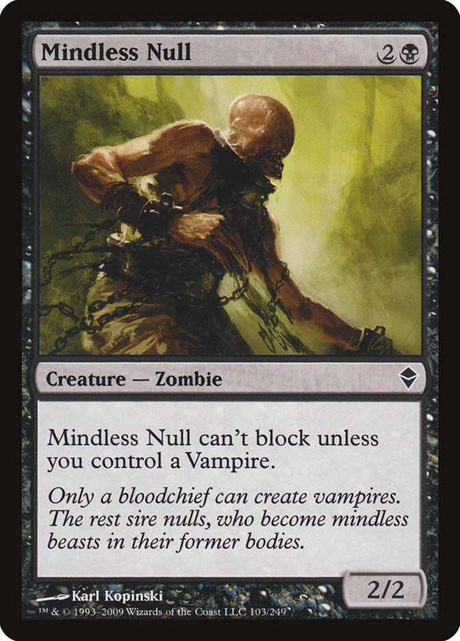 Mindless Null [Zendikar] | Boutique FDB TCG