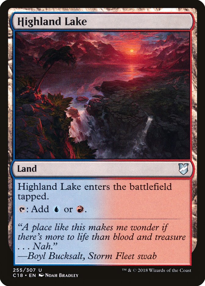 Highland Lake [Commander 2018] | Boutique FDB TCG