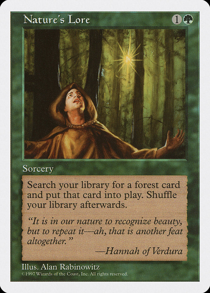 Nature's Lore [Fifth Edition] | Boutique FDB TCG