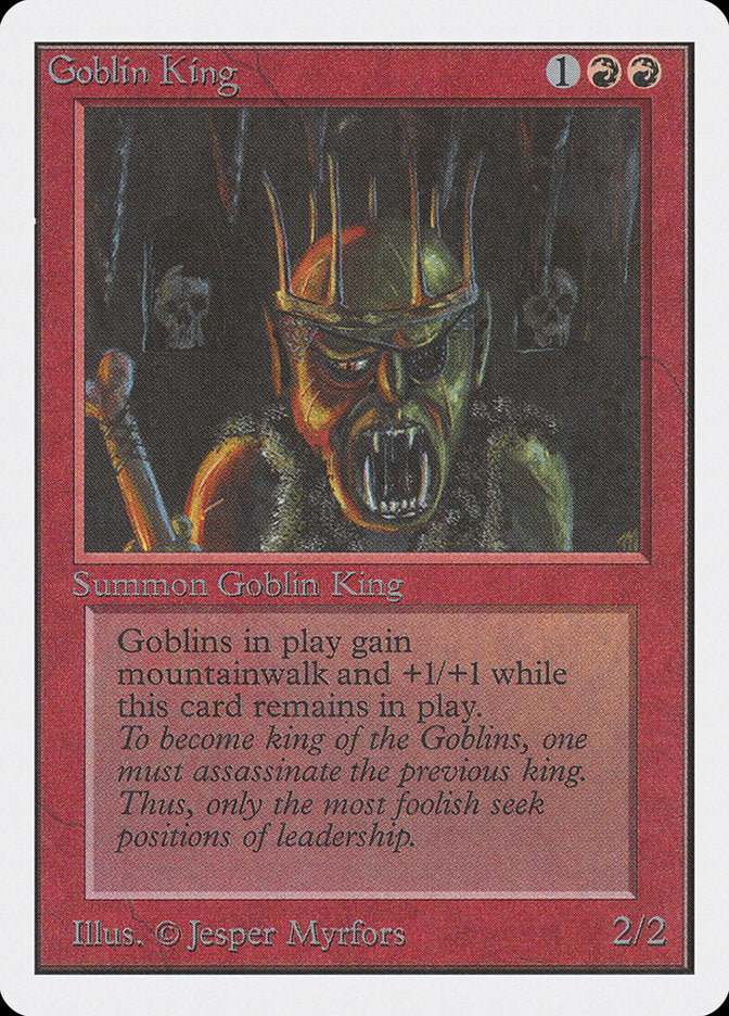 Goblin King [Unlimited Edition] | Boutique FDB TCG