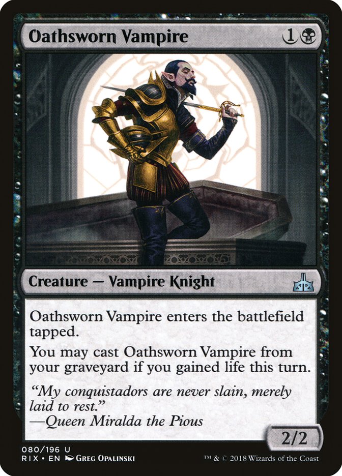 Oathsworn Vampire [Rivals of Ixalan] | Boutique FDB TCG