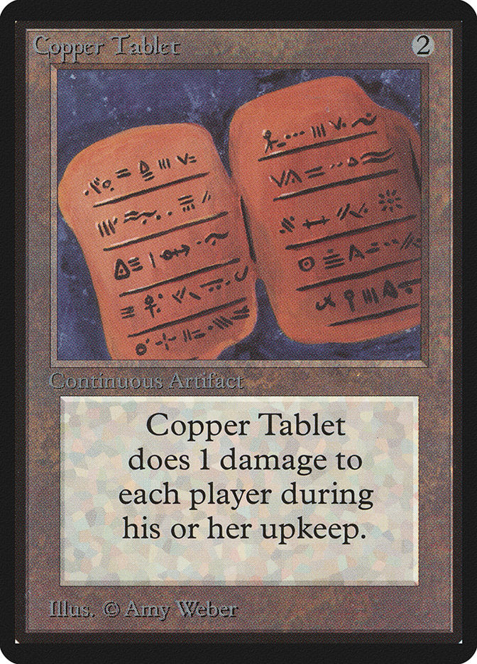 Copper Tablet [Beta Edition] | Boutique FDB TCG