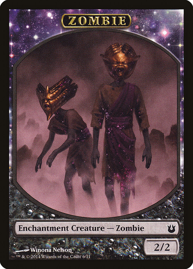 Zombie Token [Born of the Gods Tokens] | Boutique FDB TCG