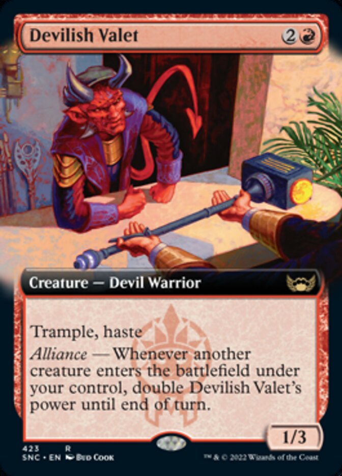 Devilish Valet (Extended Art) [Streets of New Capenna] | Boutique FDB TCG
