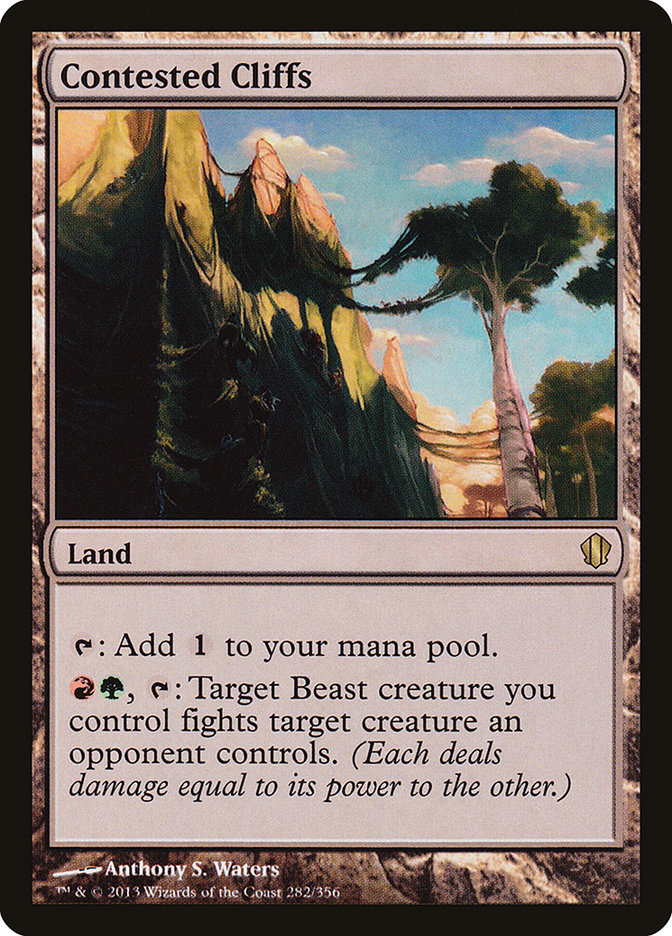 Contested Cliffs [Commander 2013] | Boutique FDB TCG