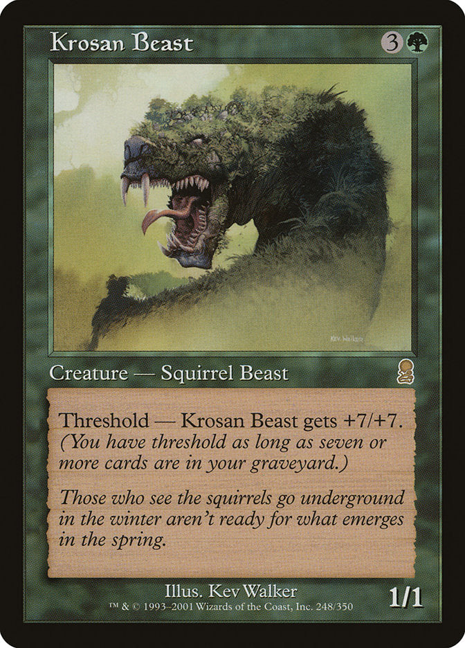 Krosan Beast [Odyssey] | Boutique FDB TCG
