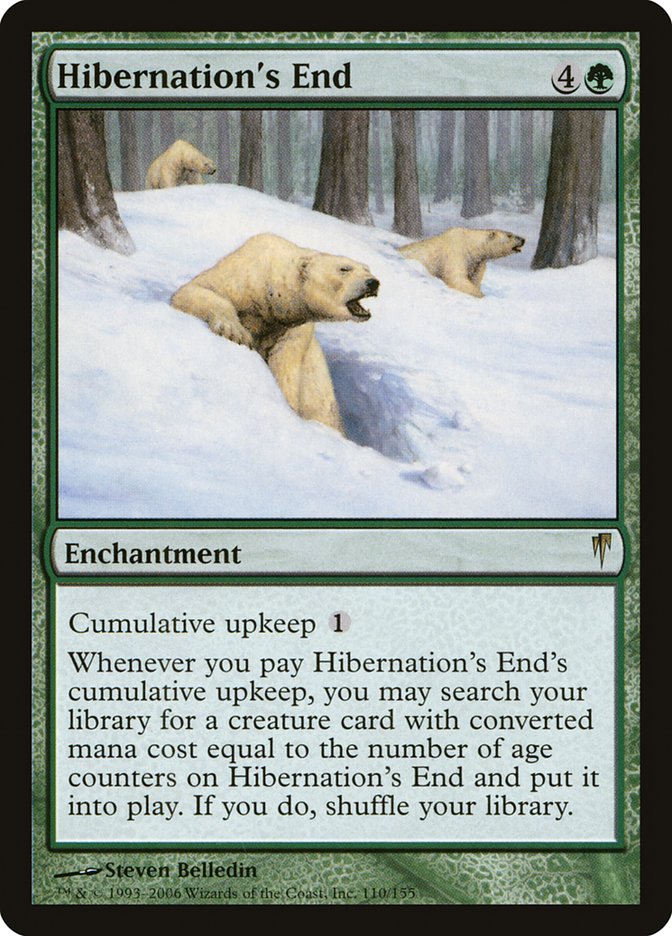 Hibernation's End [Coldsnap] | Boutique FDB TCG
