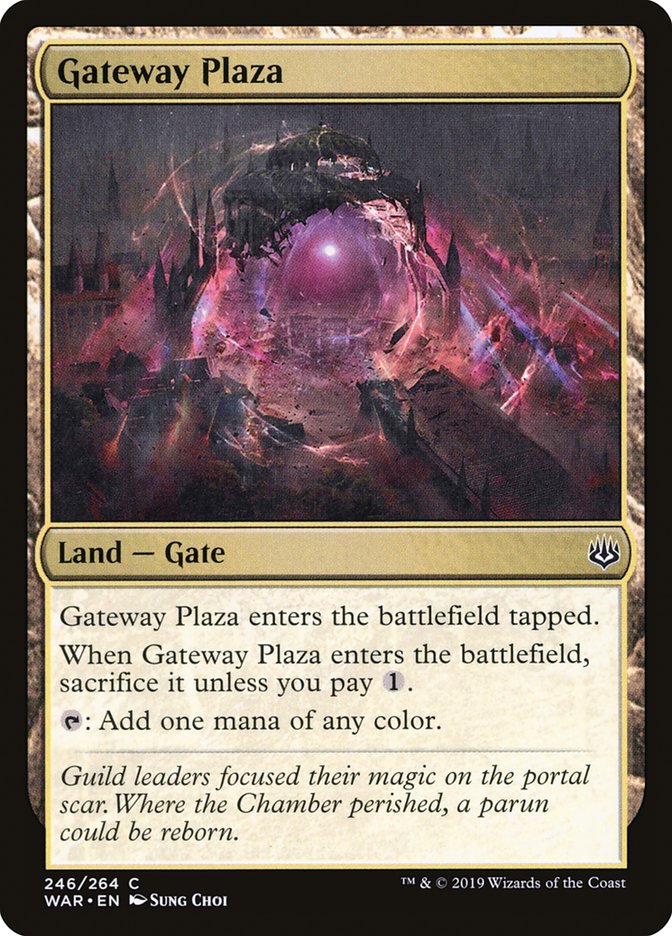 Gateway Plaza [War of the Spark] | Boutique FDB TCG