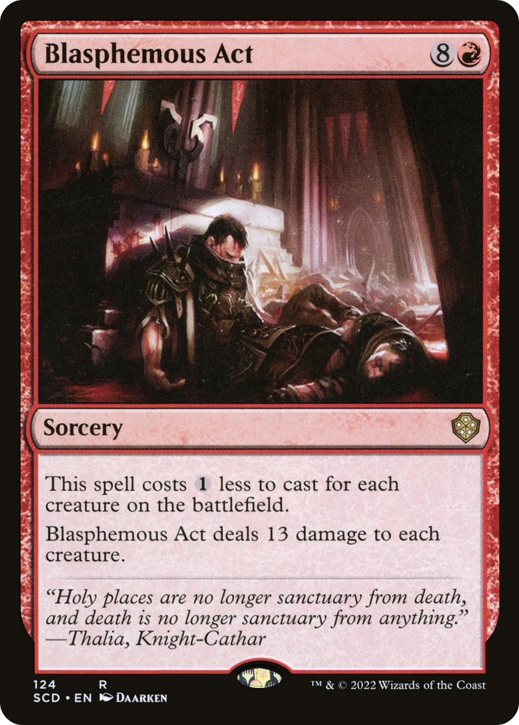 Blasphemous Act [Starter Commander Decks] | Boutique FDB TCG
