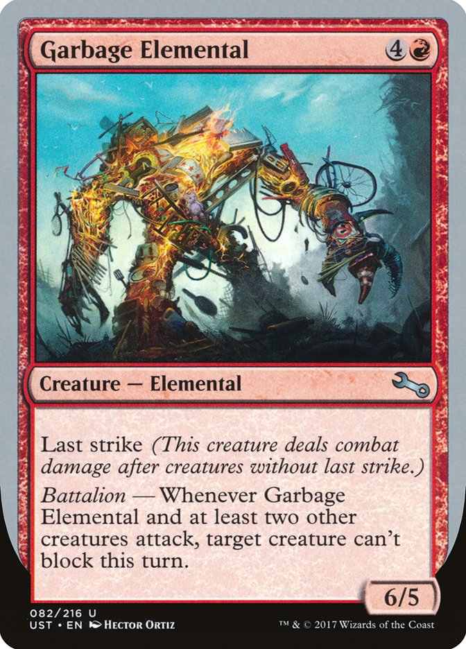 Garbage Elemental (6/5 Creature) [Unstable] | Boutique FDB TCG