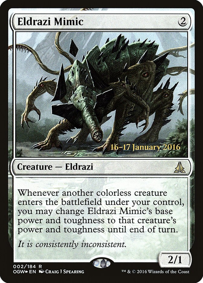 Eldrazi Mimic [Oath of the Gatewatch Prerelease Promos] | Boutique FDB TCG