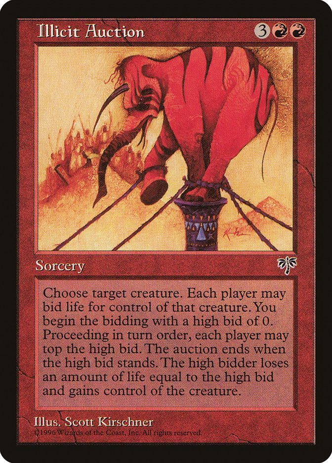 Illicit Auction [Mirage] | Boutique FDB TCG