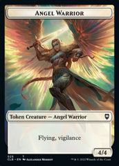 Kor Warrior // Angel Warrior Double-Sided Token [Commander Legends: Battle for Baldur's Gate Tokens] | Boutique FDB TCG