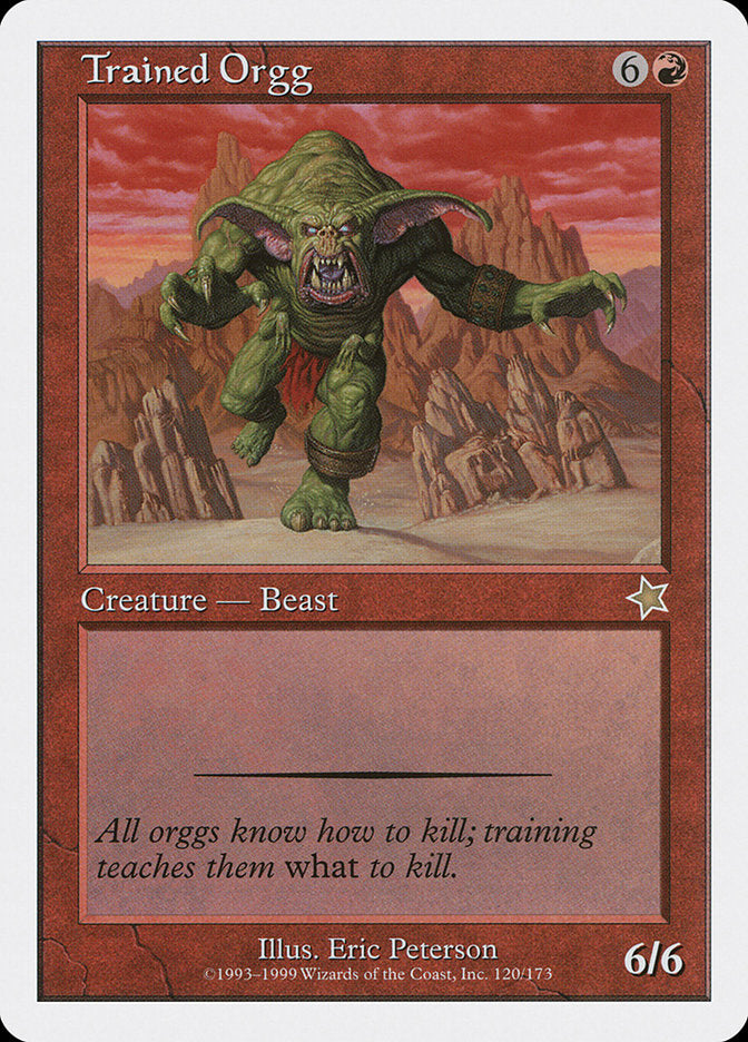 Trained Orgg [Starter 1999] | Boutique FDB TCG