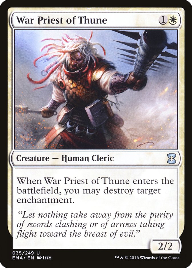 War Priest of Thune [Eternal Masters] | Boutique FDB TCG