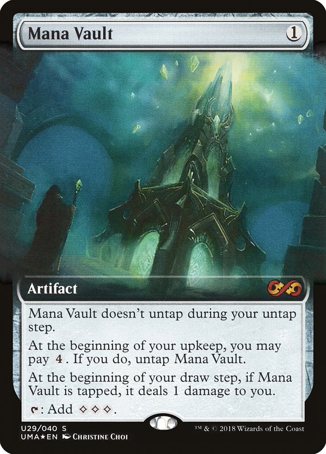 Mana Vault (Topper) [Ultimate Masters Box Topper] | Boutique FDB TCG
