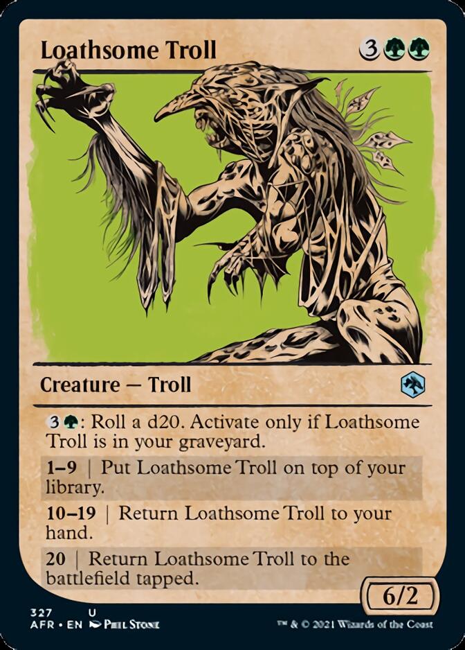 Loathsome Troll (Showcase) [Dungeons & Dragons: Adventures in the Forgotten Realms] | Boutique FDB TCG