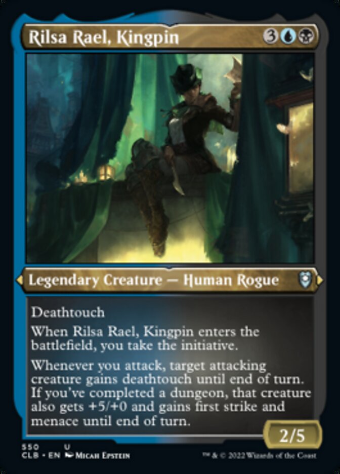 Rilsa Rael, Kingpin (Foil Etched) [Commander Legends: Battle for Baldur's Gate] | Boutique FDB TCG