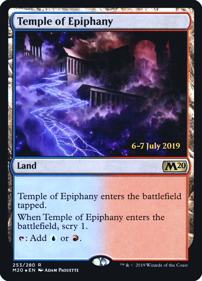 Temple of Epiphany [Core Set 2020 Prerelease Promos] | Boutique FDB TCG