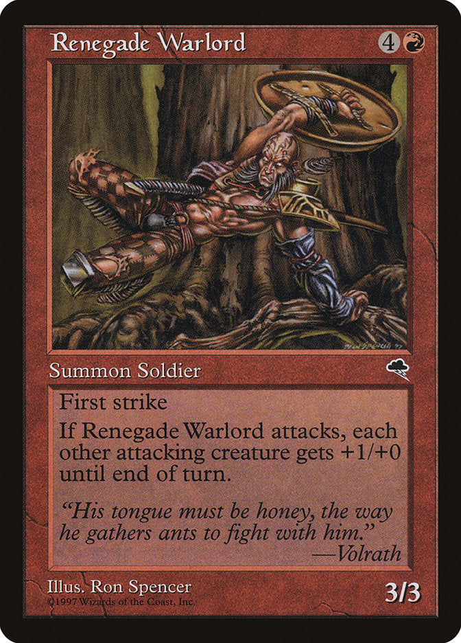 Renegade Warlord [Tempest] | Boutique FDB TCG