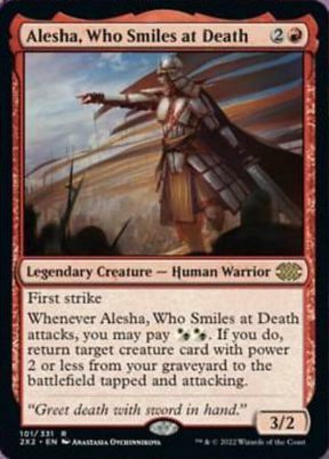 Alesha, Who Smiles at Death [Double Masters 2022] | Boutique FDB TCG