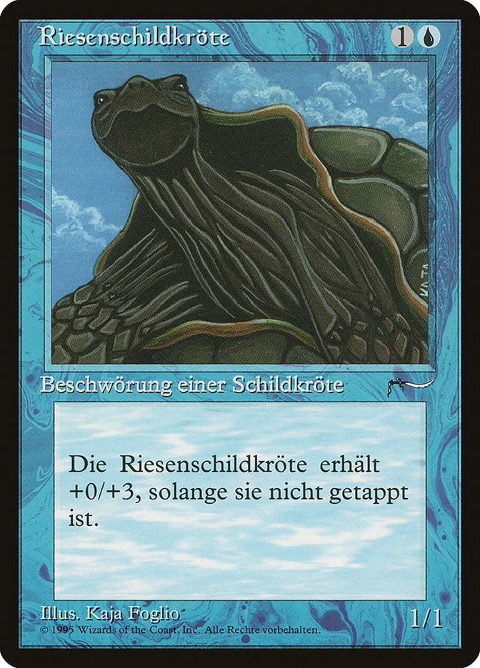 Giant Tortoise (German) - "Riesenschildkrote" [Renaissance] | Boutique FDB TCG