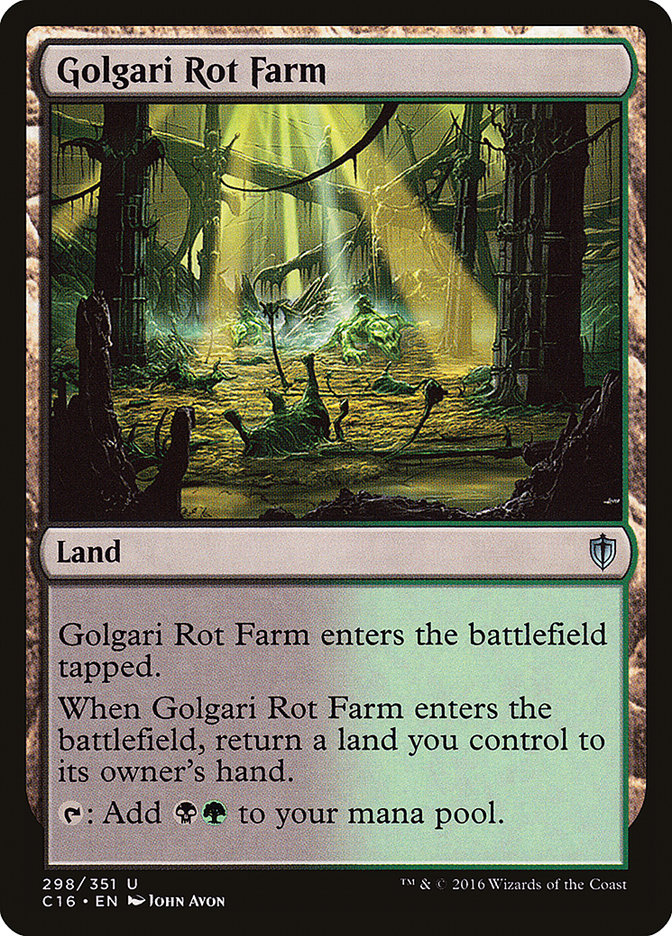Golgari Rot Farm [Commander 2016] | Boutique FDB TCG
