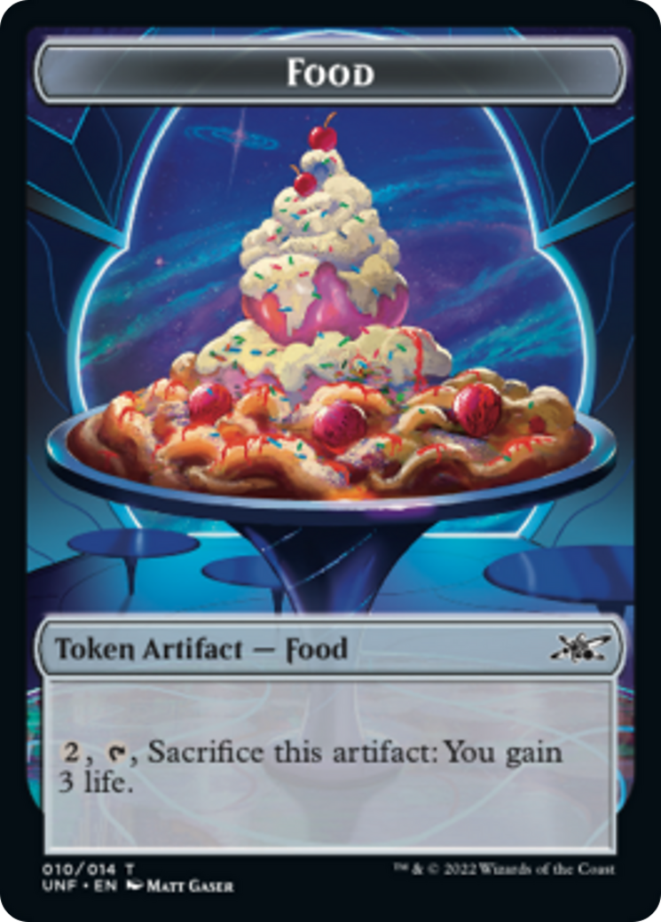 Zombie Employee // Food (010) Double-Sided Token [Unfinity Tokens] | Boutique FDB TCG