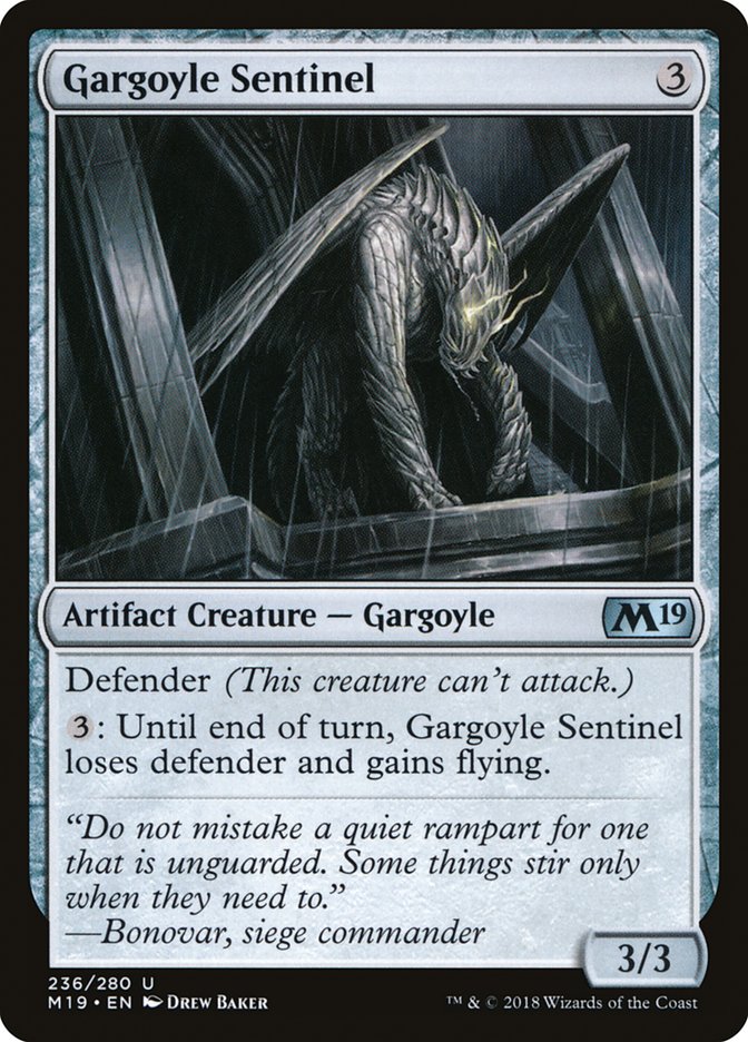 Gargoyle Sentinel [Core Set 2019] | Boutique FDB TCG