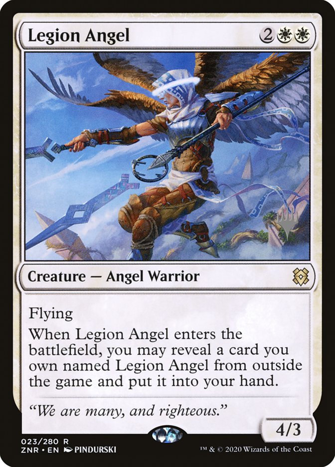 Legion Angel (Promo Pack) [Zendikar Rising Promos] | Boutique FDB TCG