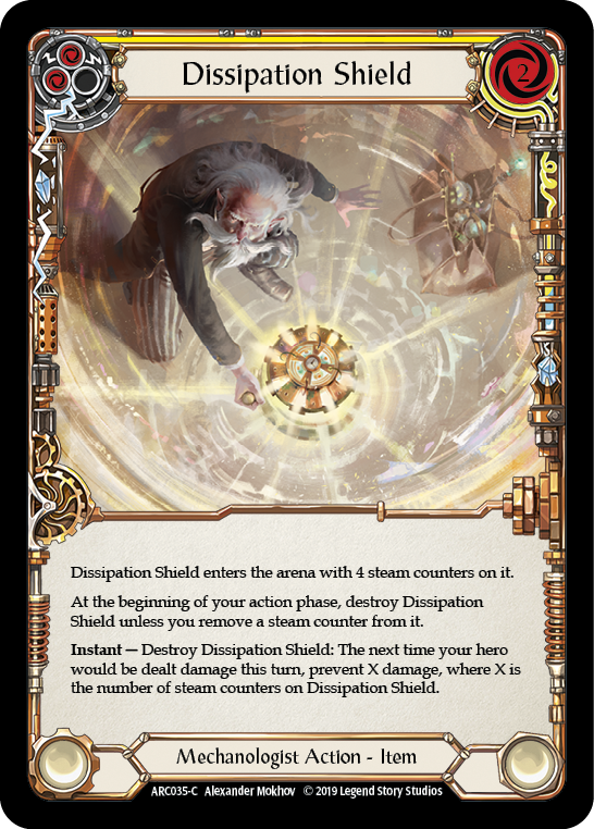 Dissipation Shield [ARC035-C] (Arcane Rising)  1st Edition Rainbow Foil | Boutique FDB TCG