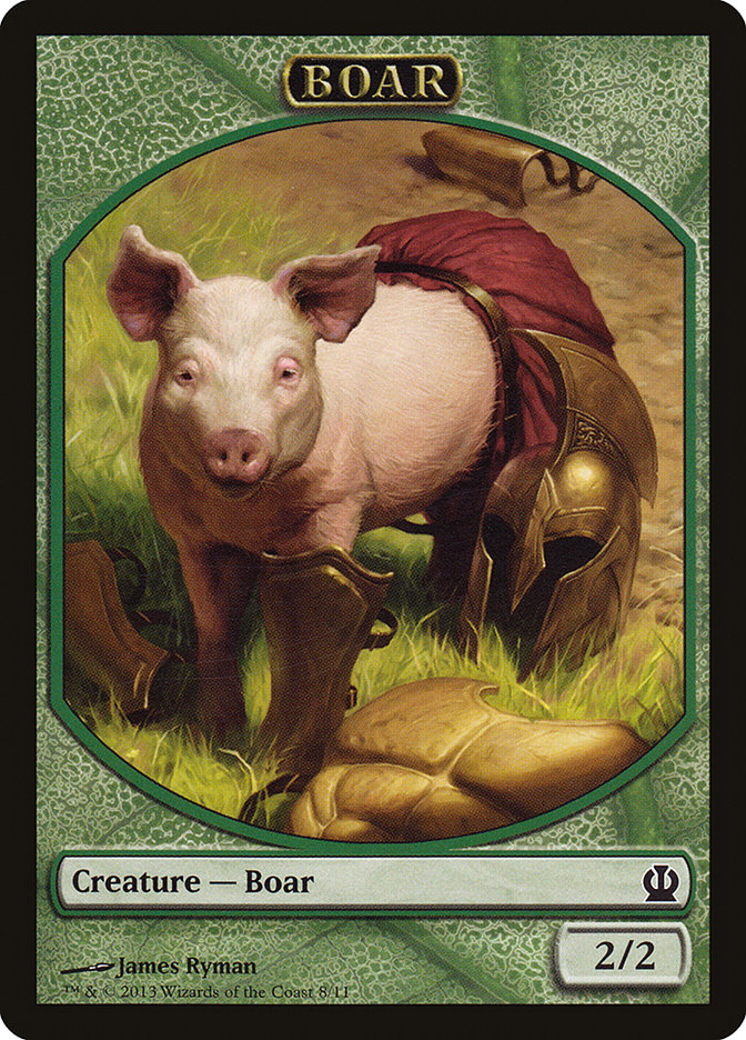 Boar Token [Theros Tokens] | Boutique FDB TCG