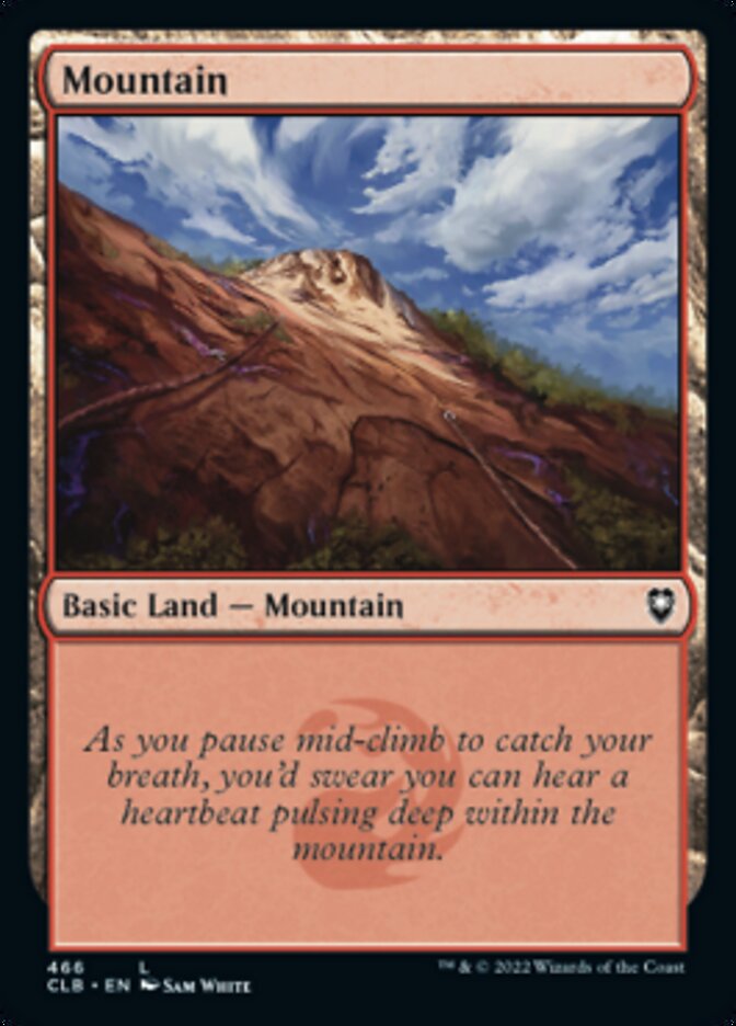 Mountain (466) [Commander Legends: Battle for Baldur's Gate] | Boutique FDB TCG