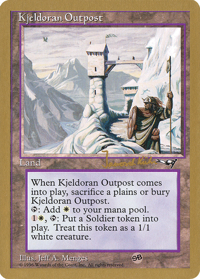 Kjeldoran Outpost (Janosch Kuhn) [World Championship Decks 1997] | Boutique FDB TCG