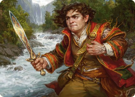 Frodo Baggins Art Card (16/81) [The Lord of the Rings: Tales of Middle-earth Art Series] | Boutique FDB TCG