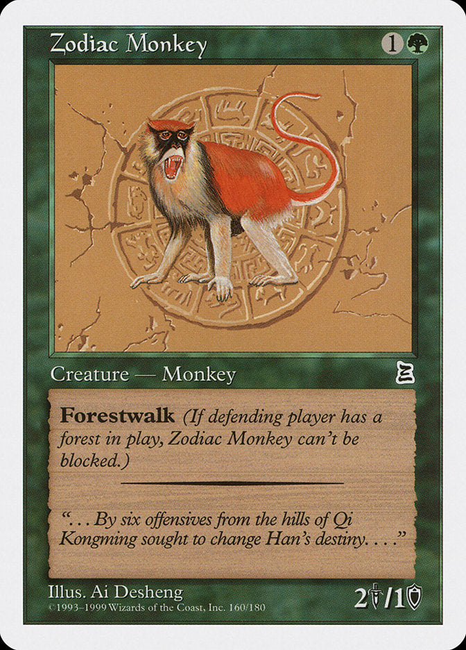 Zodiac Monkey [Portal Three Kingdoms] | Boutique FDB TCG