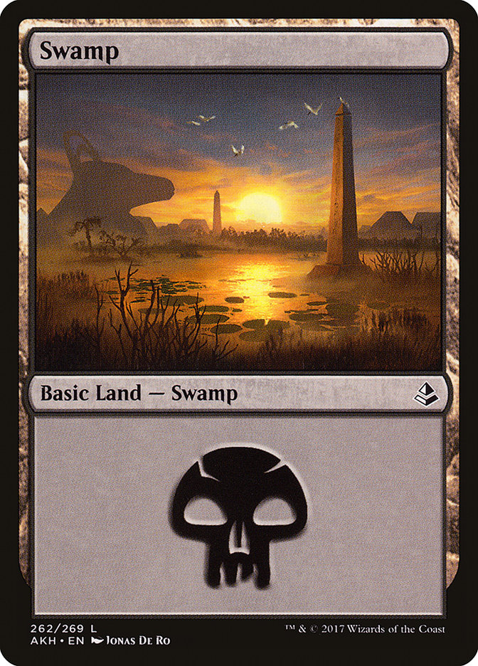 Swamp (262) [Amonkhet] | Boutique FDB TCG