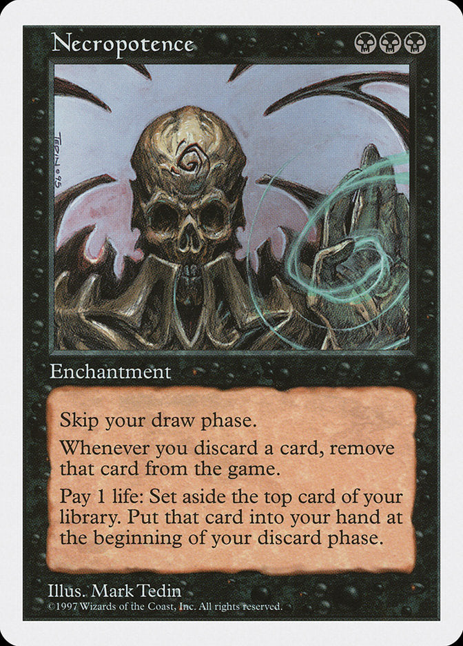 Necropotence [Fifth Edition] | Boutique FDB TCG