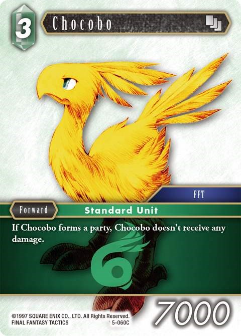 Chocobo [Opus V] | Boutique FDB TCG