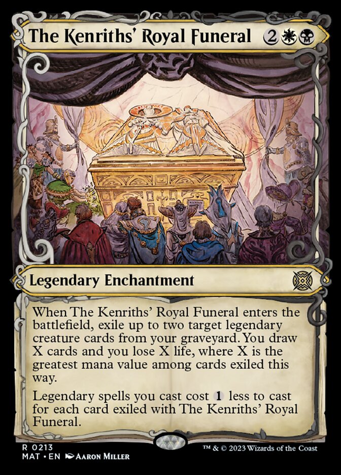 The Kenriths' Royal Funeral (Showcase Halo Foil) [March of the Machine: The Aftermath] | Boutique FDB TCG